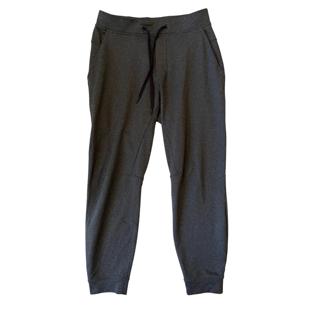 Lululemon Mens Joggers Gray Wool Blend Athletic Sweatpants Size M Heathered Dark